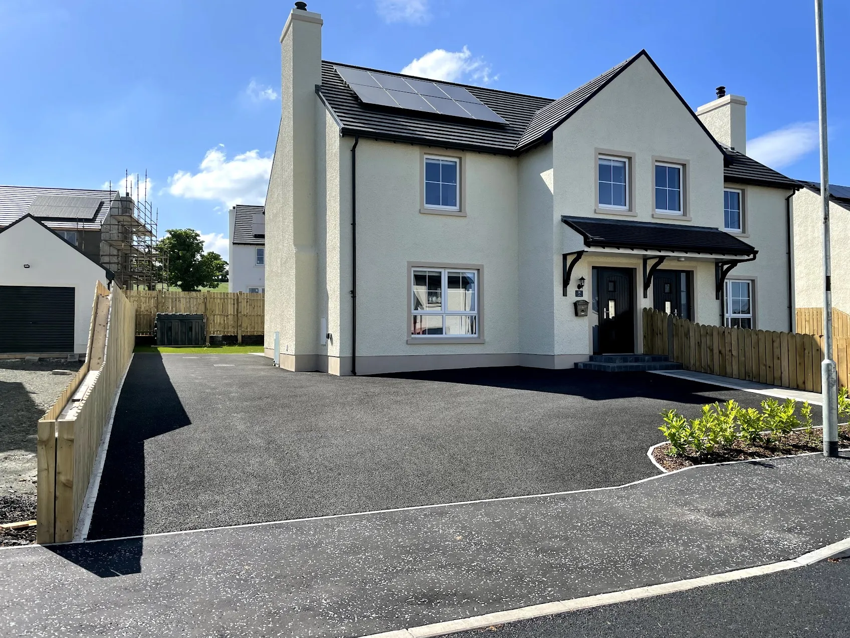 Picture of a house in Ballycastle built by McHenry Bros